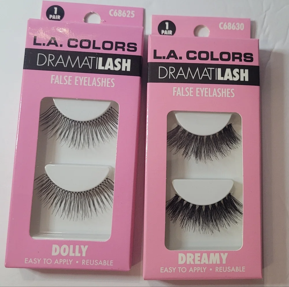 L.A. COLORS Dramatilash False Eyelashes 4 Pack Set